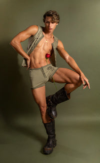 'Heartbreaker' Button Down Shorts - Patrick Church