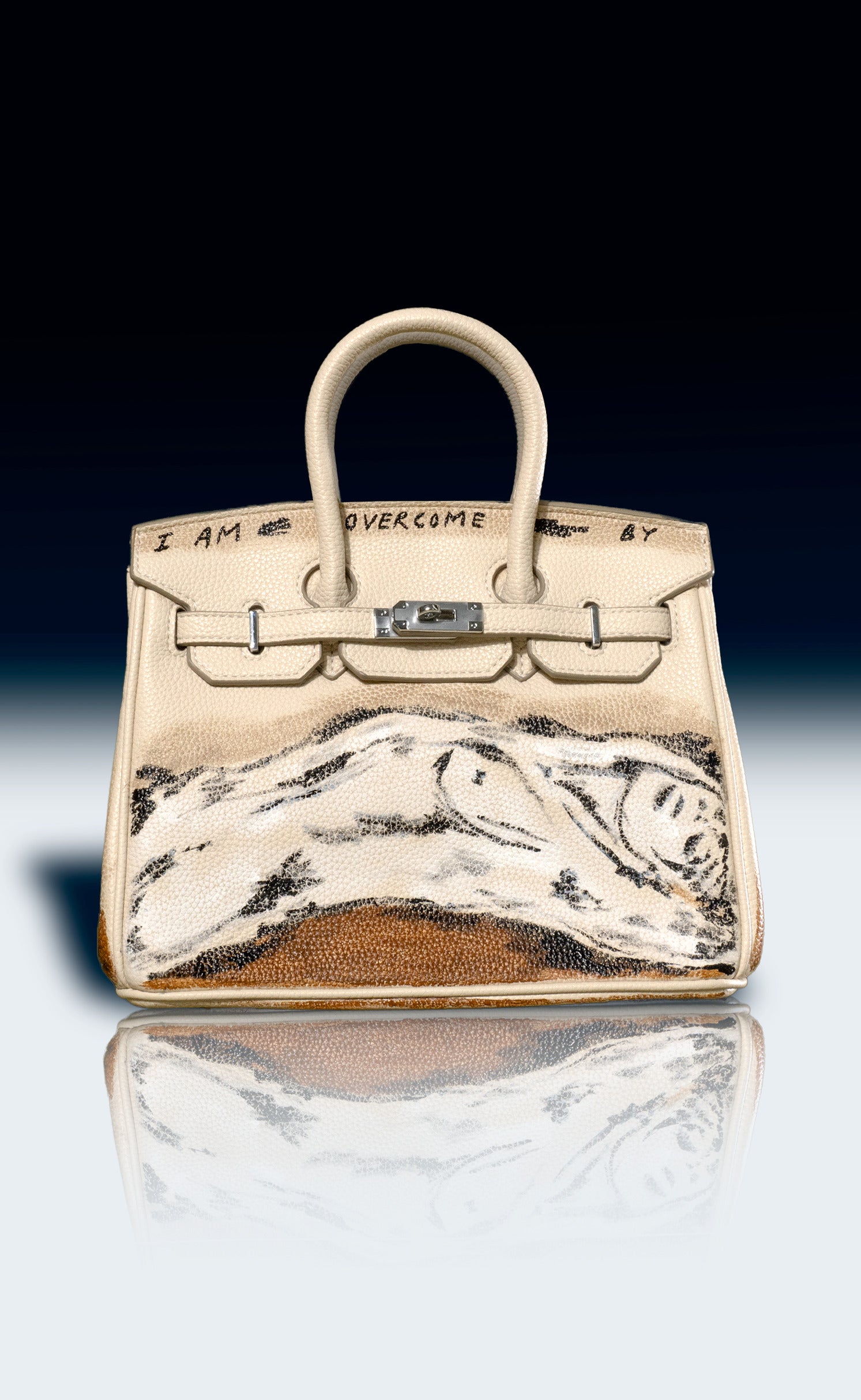 Medium Painted Vegan Leather Tote, 10x5x7 - Patrick Church