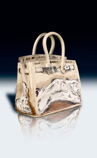 Medium Painted Vegan Leather Tote, 10x5x7 - Patrick Church