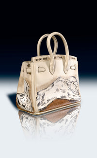 Medium Painted Vegan Leather Tote, 10x5x7 - Patrick Church