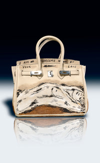 Medium Painted Vegan Leather Tote, 10x5x7 - Patrick Church