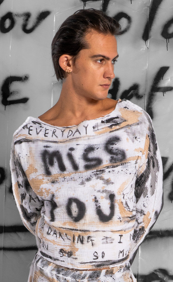Hand Painted 'Dearest Boy' Shirt - Patrick Church