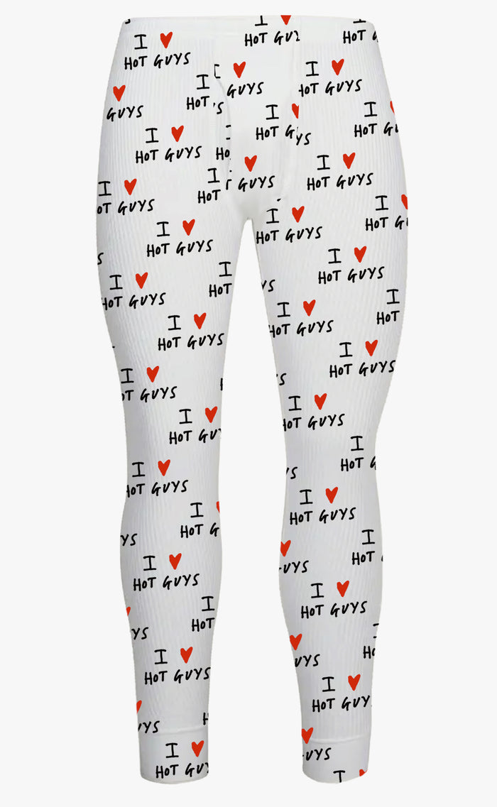 'I ❤️ HOT GUYS' Thermal Pant - Patrick Church