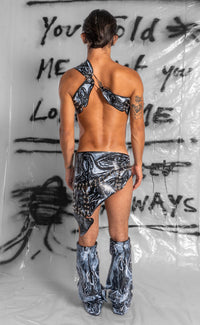 Hand Painted 'Pretty On The Outside' Skirt - Patrick Church