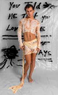 'Dearest Boy' Wrap Shorts - Patrick Church