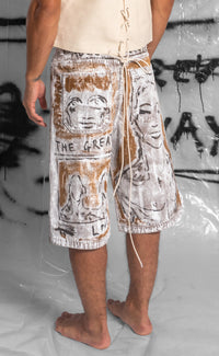 'Greatest Love' Jean Shorts - 30 Waist - Patrick Church