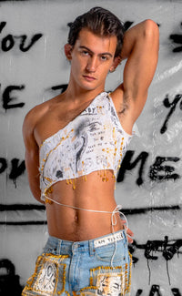 Hand Painted 'Golden Boy' Top - Patrick Church