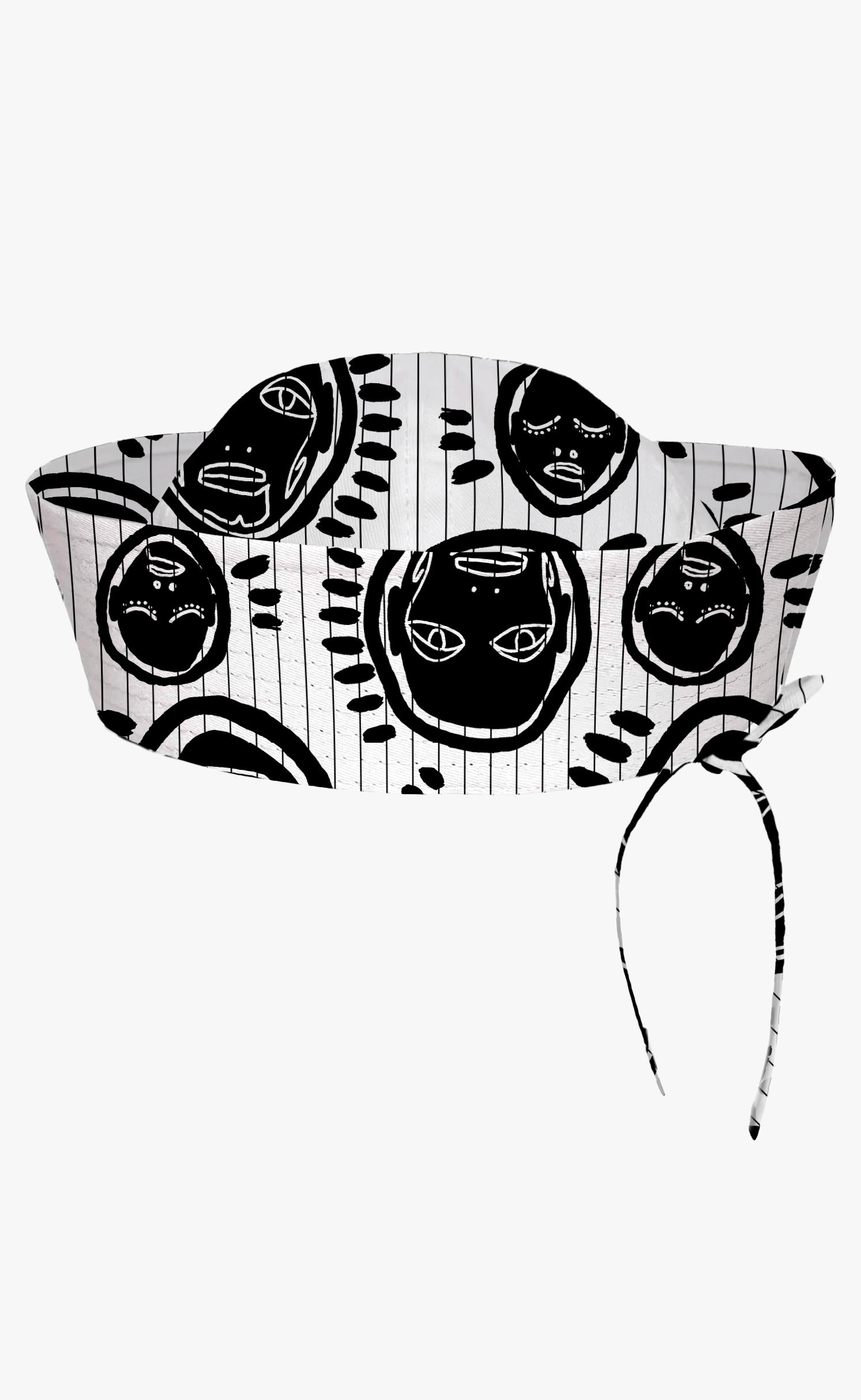 Stripe 'All Over You' Lace-Up Sailor Cap - Patrick Church