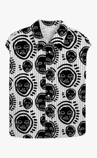 Stripe 'All Over You' Sleeveless Shirt - Patrick Church