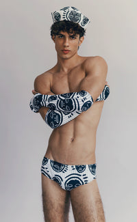 Strip 'All OVer You' Swim Brief - Patrick Church