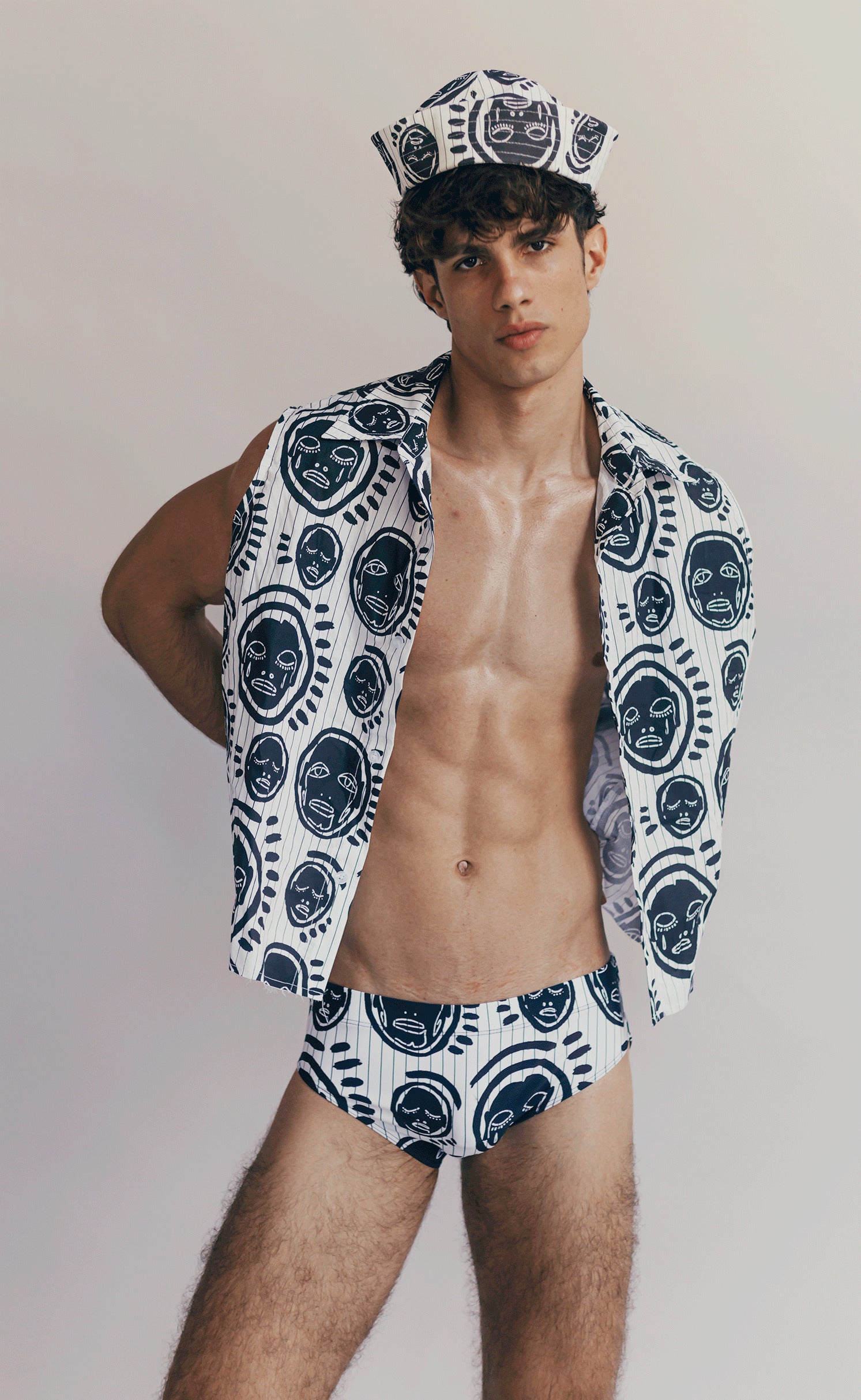 Stripe 'All Over You' Sleeveless Shirt - Patrick Church