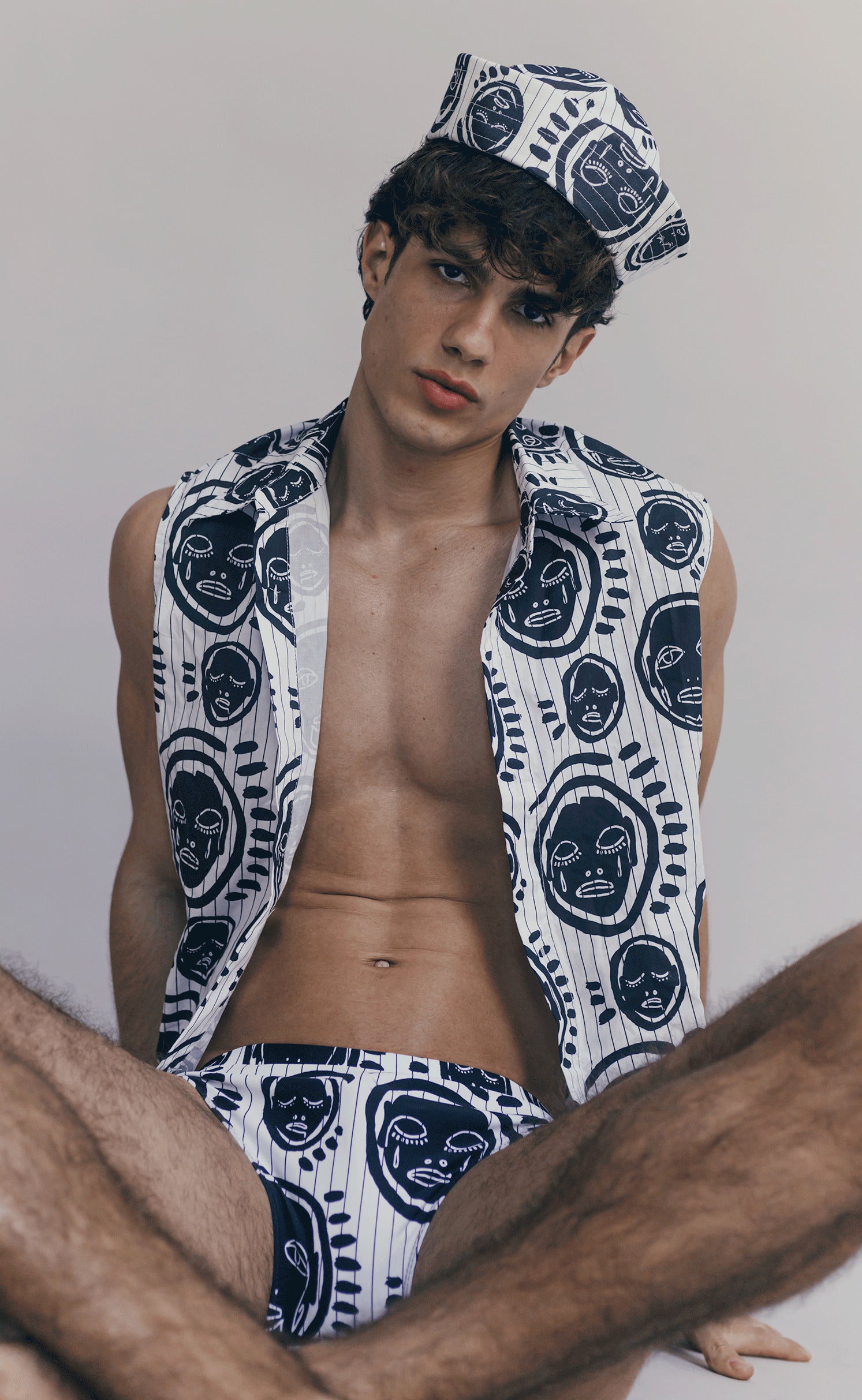 Stripe 'All Over You' Sleeveless Shirt - Patrick Church