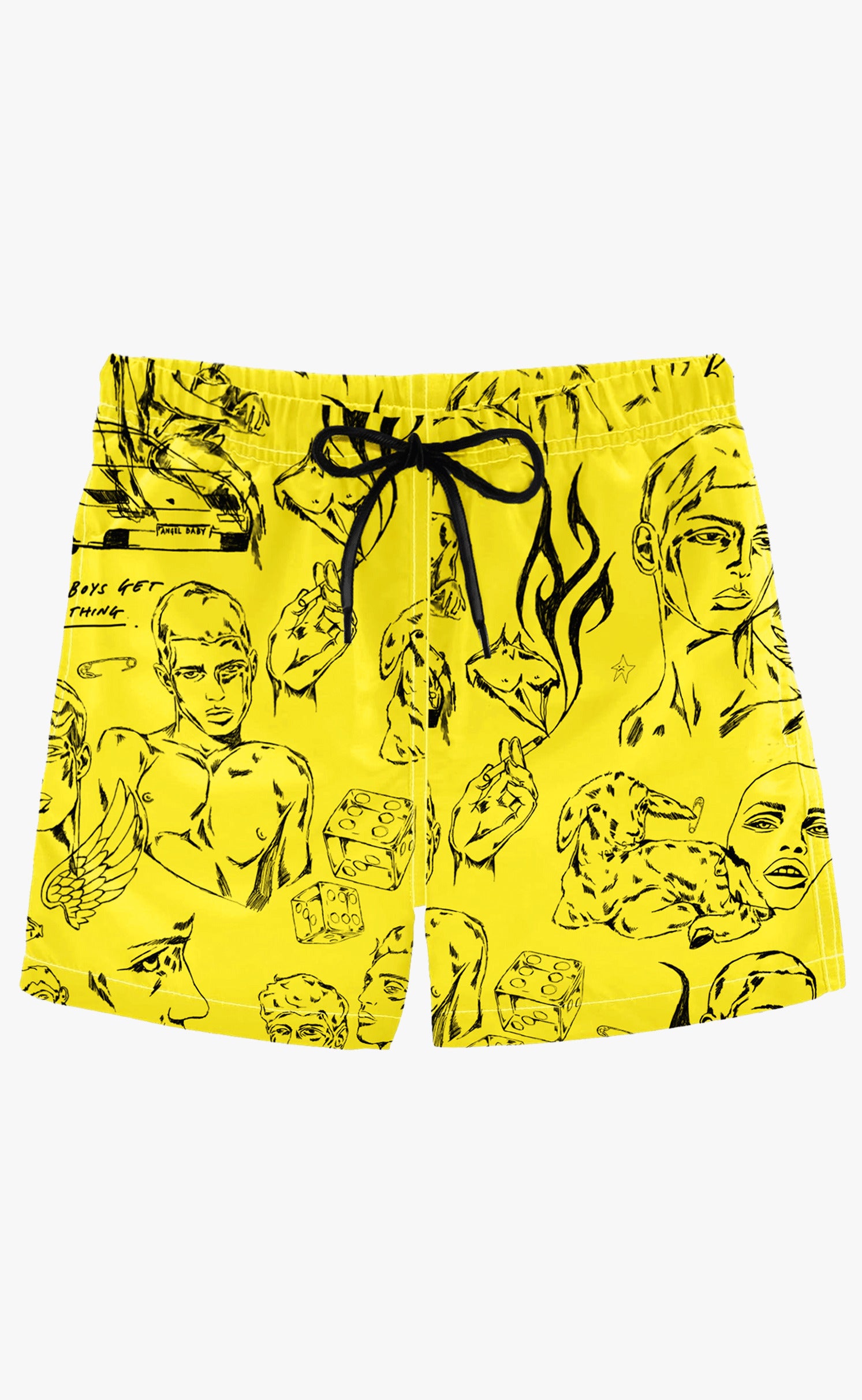 'Everybody's Crush' 5" Swim Shorts - Patrick Church