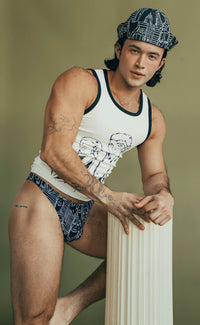'Get In Line' Swim Thong - Patrick Church