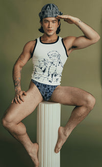 'Get In Line' Swim Thong - Patrick Church