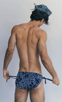 'Get In Line' Lace-Up Sailor Cap - Patrick Church