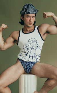 'Get In Line' Swim Thong - Patrick Church