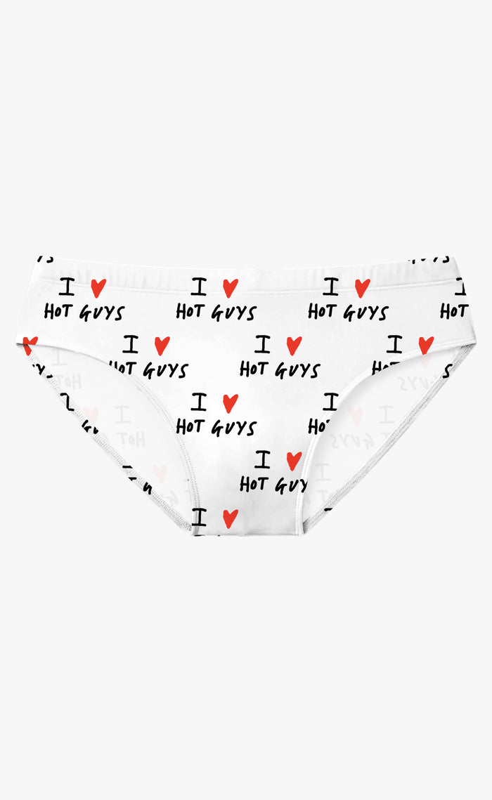 'I ❤️ HOT GUYS' Swim Brief - Patrick Church