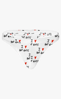 'I ❤️ HOT GUYS' Swim Thong - Patrick Church