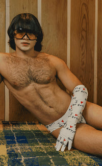 'I ❤️ HOT GUYS' Swim Brief - Patrick Church