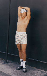 'I ❤️ HOT GUYS' White Boxer - Patrick Church