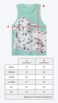 'Lamb' Mesh Tank Top - Patrick Church
