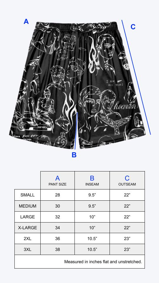 'Everybody's Crush' Basketball Shorts - Patrick Church