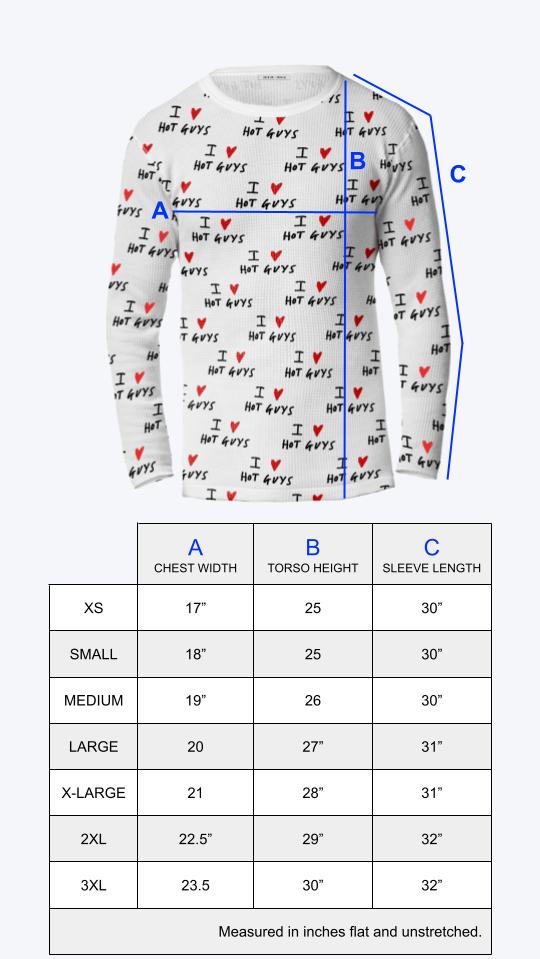 'I ❤️ HOT GUYS' Thermal Shirt - Patrick Church