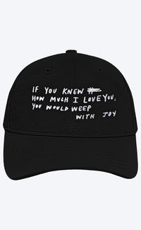 'If You Knew...' Embroidered Hat - Patrick Church