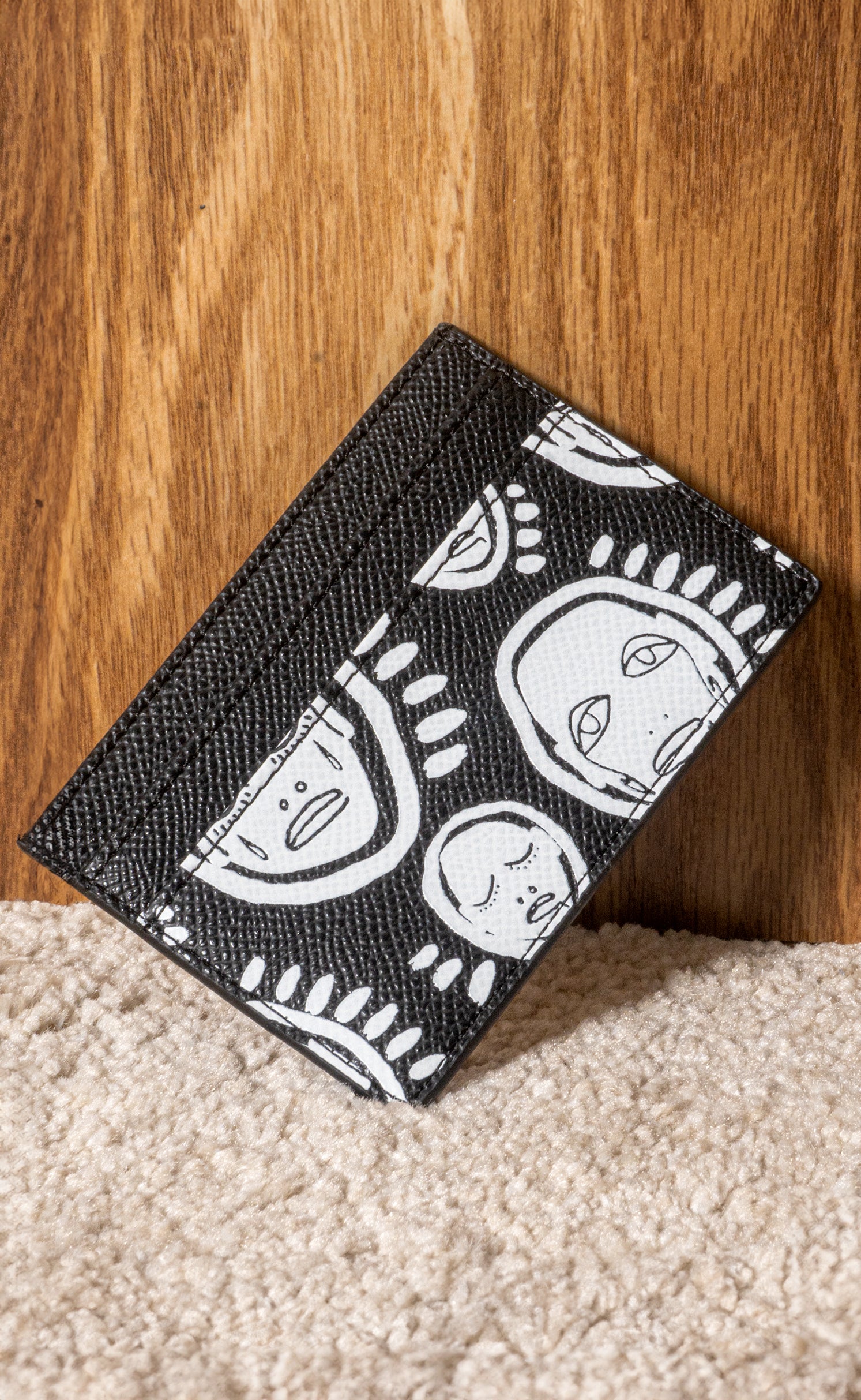 Caviar Leather Card Holder - Patrick Church