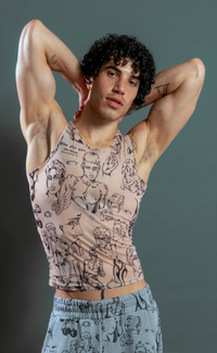 'Everybody's Crush' Mesh Tank Top - Patrick Church