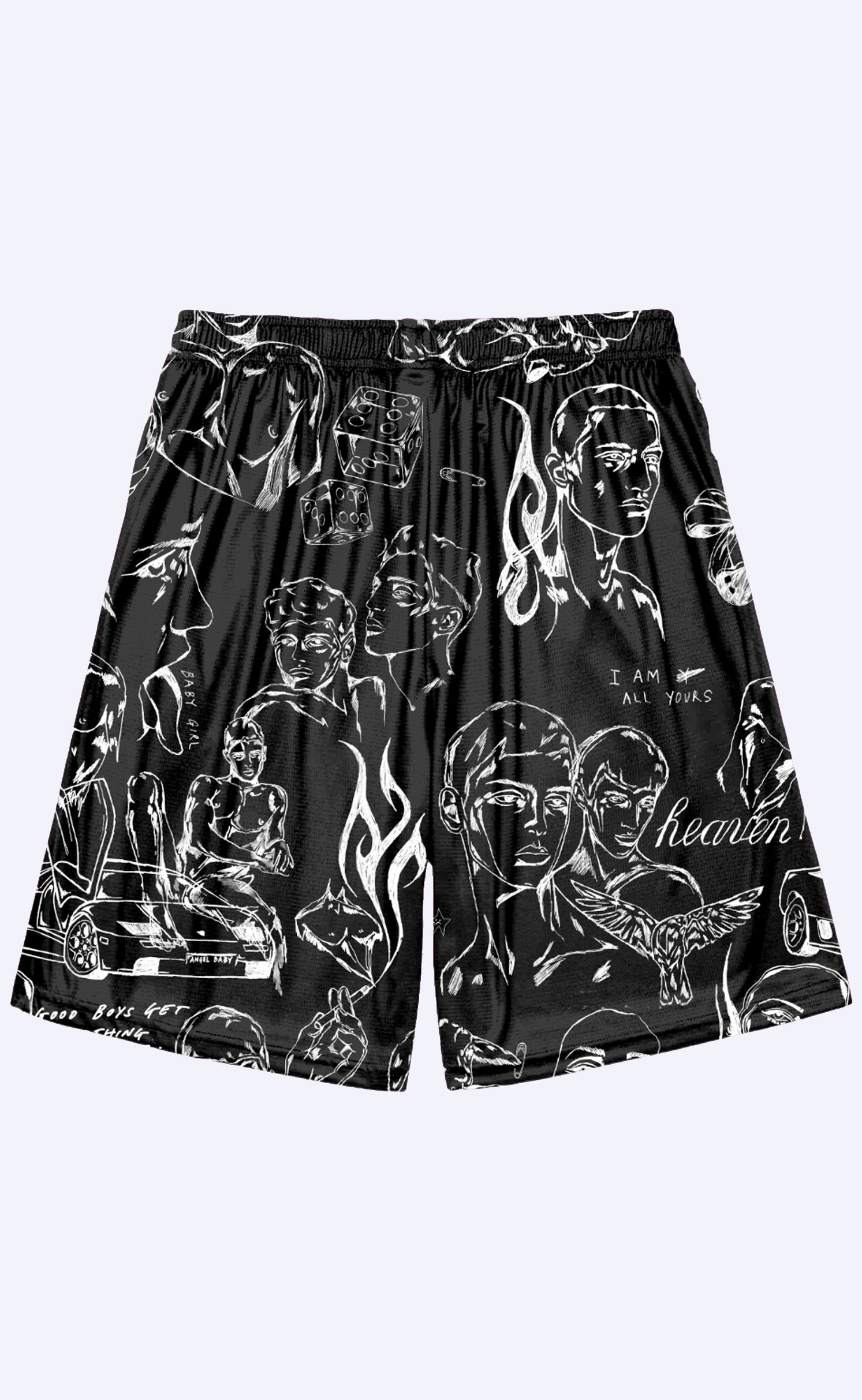 'Everybody's Crush' Basketball Shorts - Patrick Church