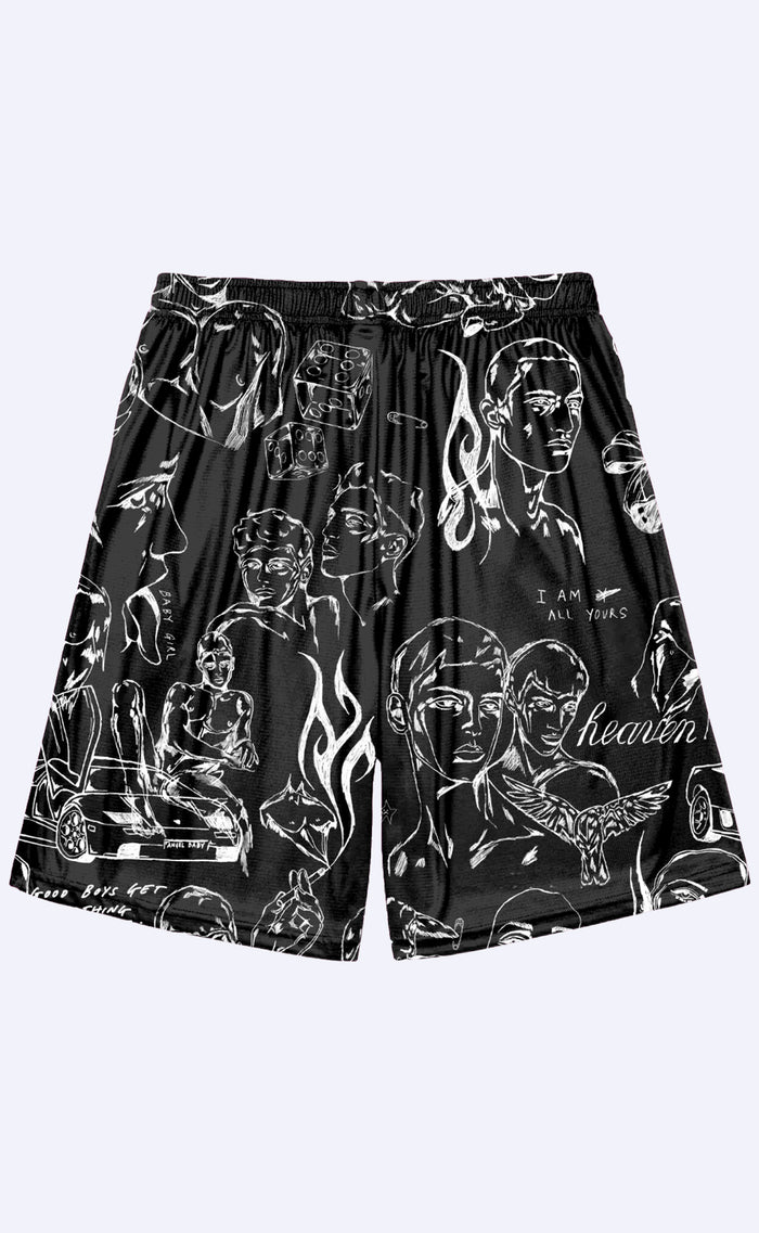 'Everybody's Crush' Basketball Shorts - Patrick Church