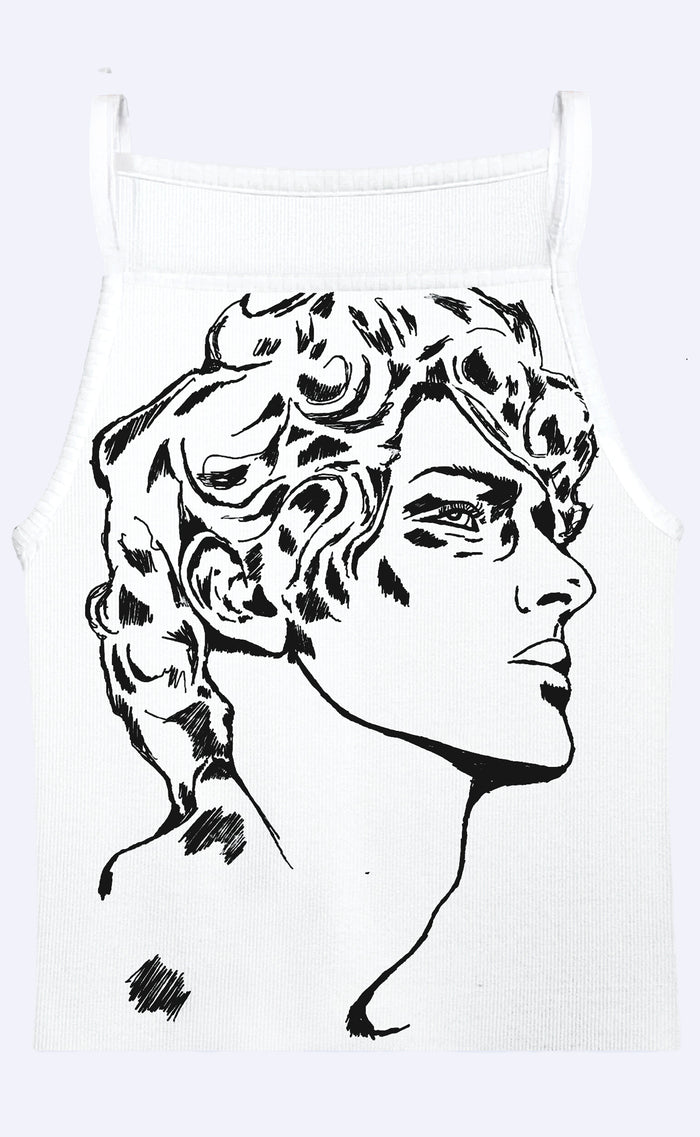 'Daniel' Cropped Cami Tank Top - Patrick Church