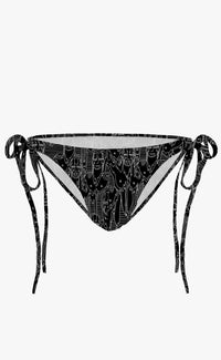 'Get In Line' Side Tie Swim Brief - Patrick Church
