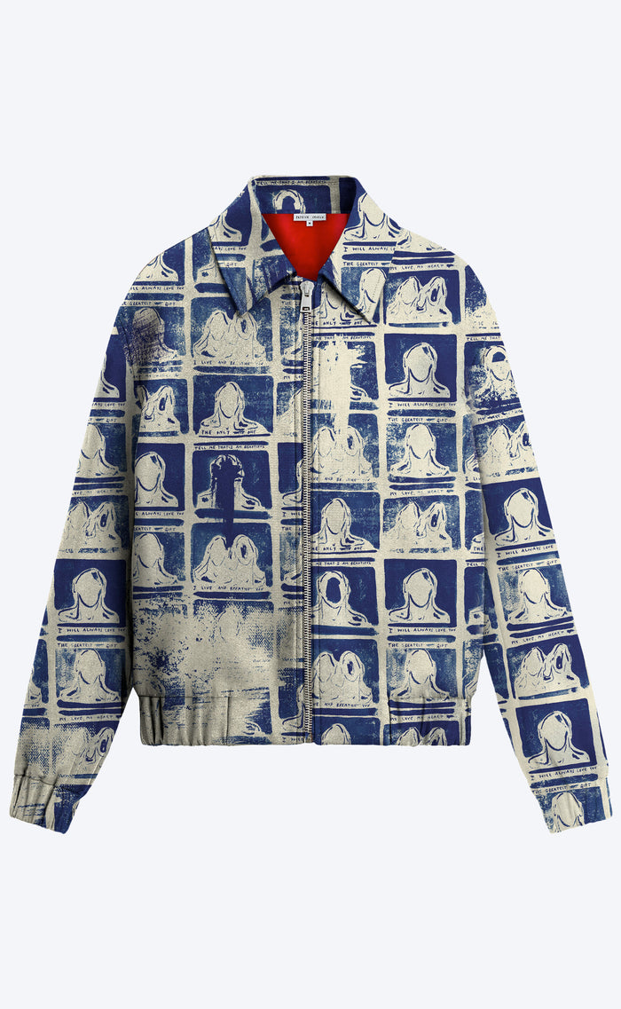 Zip-Up 'Greatest Love' Jacket - Patrick Church