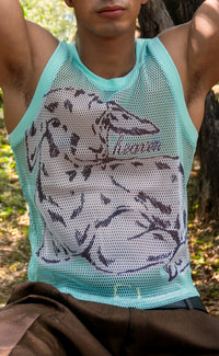 'Lamb' Mesh Tank Top - Patrick Church