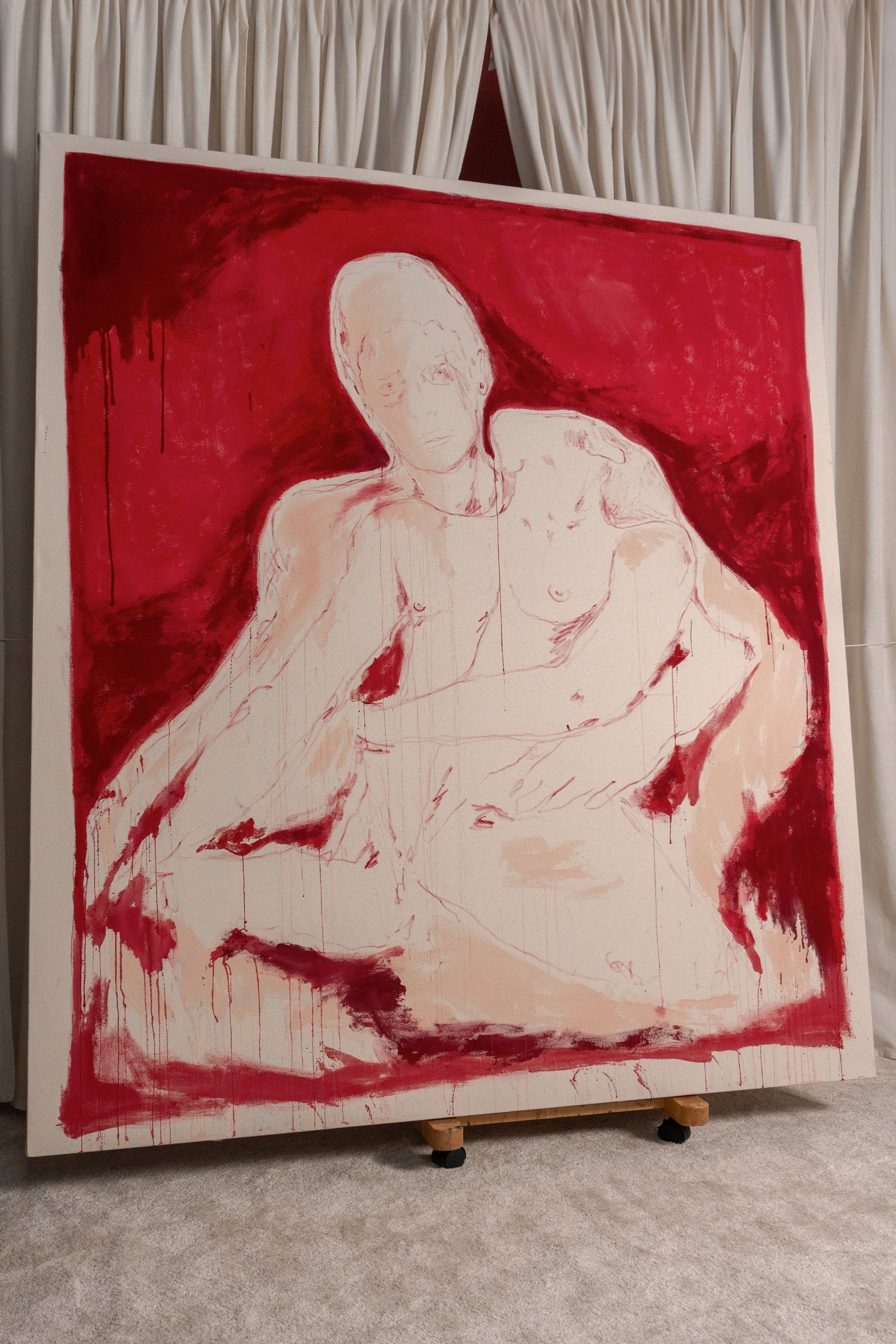 'I Love You But Not Enough To Save You', 70"x78" - Patrick Church