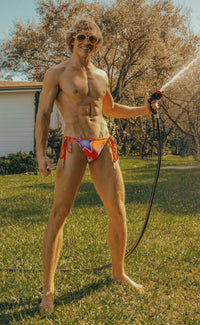 'Star Boy' Side Tie Swim Brief - Patrick Church