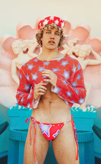 'Star Boy' Side Tie Swim Brief - Patrick Church