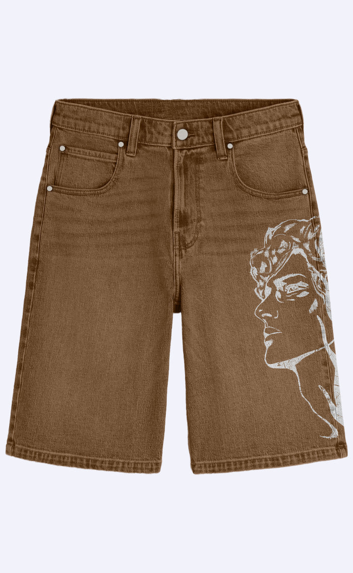 'Wasted Days' Baggy Denim Shorts - Patrick Church