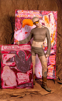 'I Surrender', 50" x 75" Collage - Patrick Church