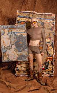'Forever (Mr. Universe)', 50" x 75" Collage - Patrick Church