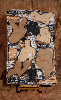 'Nothing But You', 50" x 75" Collage - Patrick Church