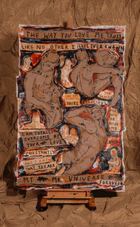 'Forever (Mr. Universe)', 50" x 75" Collage - Patrick Church