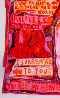 'I Surrender', 50" x 75" Collage - Patrick Church