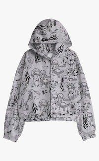 'Everybody's Crush' Zip-up Hoodie - Patrick Church