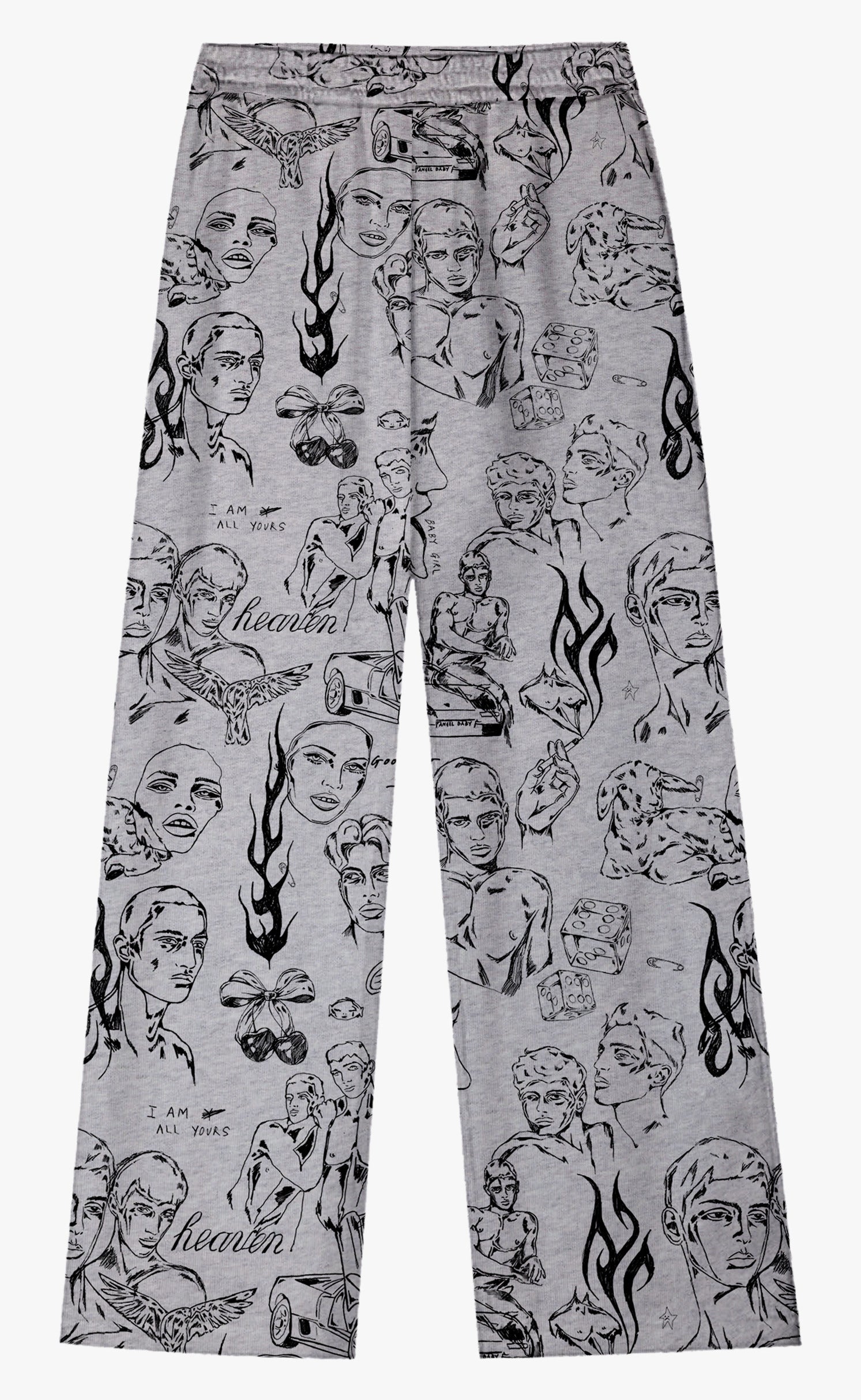 'Everybody's Crush' Wide-Leg Sweatpant - Patrick Church