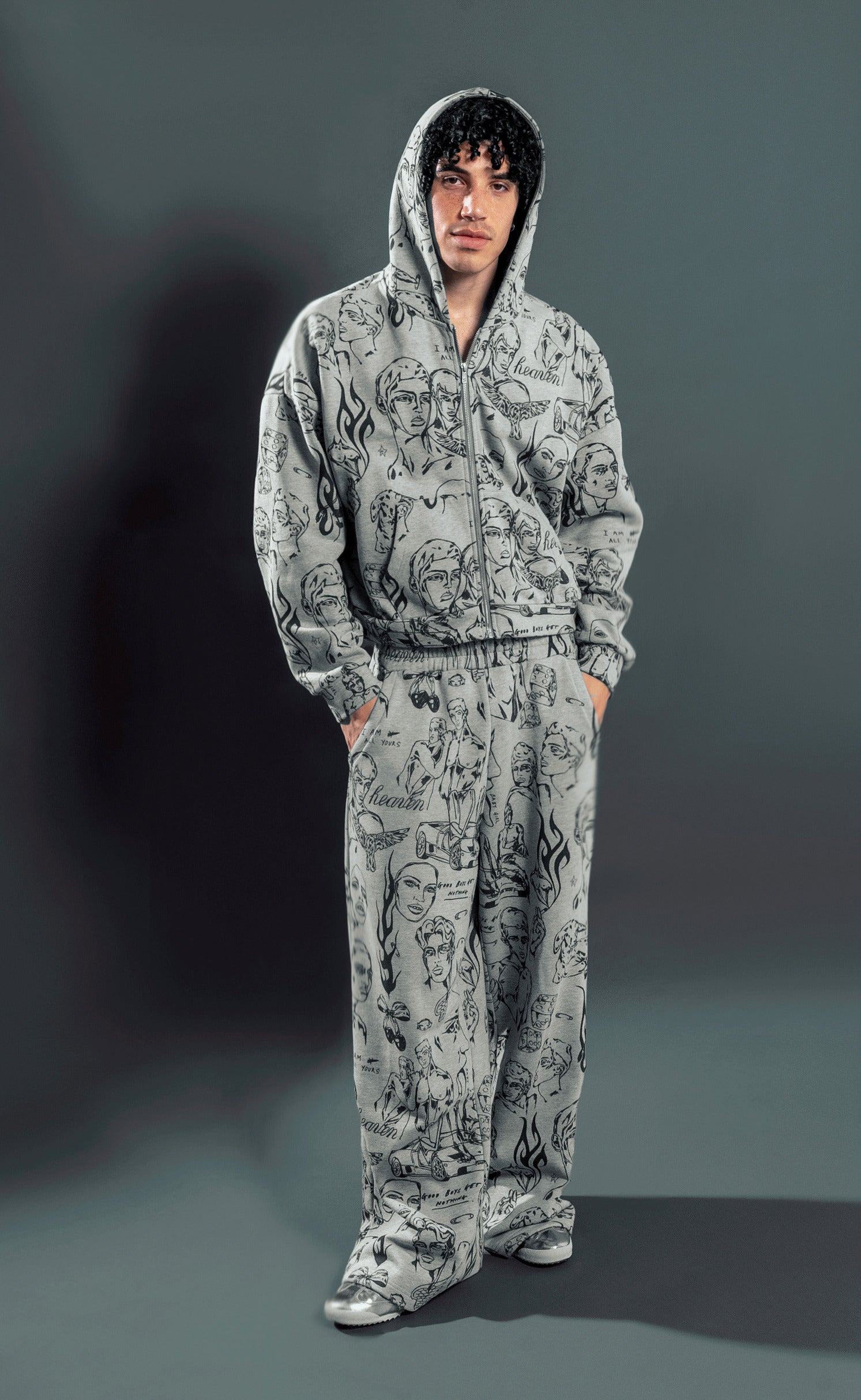 'Everybody's Crush' Wide-Leg Sweatpant - Patrick Church