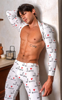 'I ❤️ HOT GUYS' Thermal Pant - Patrick Church